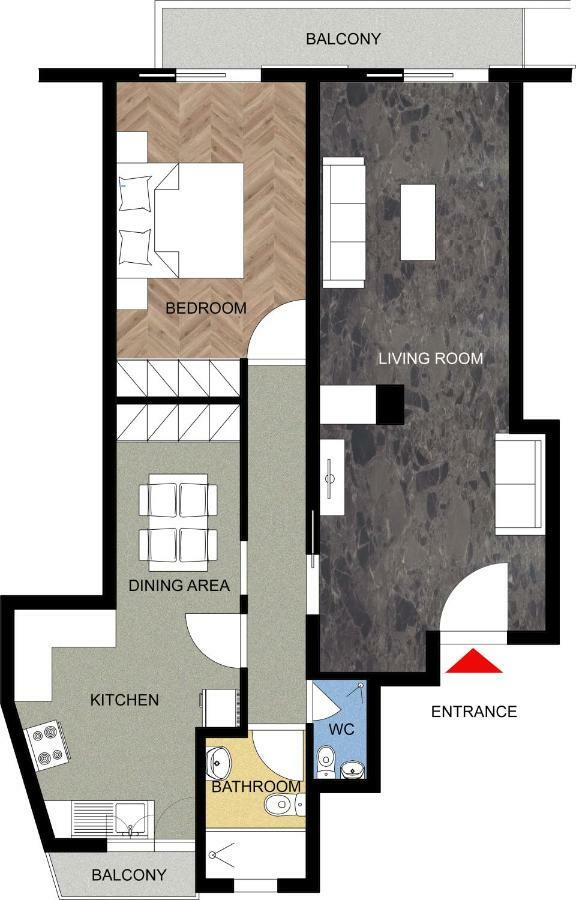 Tranquil Central Apt, Behind Athens Caravel Area 外观 照片